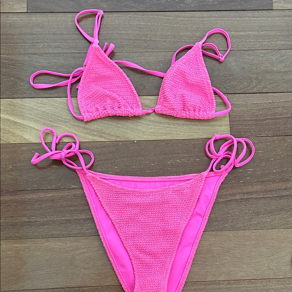 Vibrant Pink Bikini Set